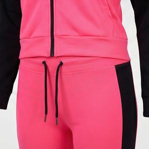 Survêtement pour femmes de haute qualité, sur mesure, motif uni, taille plus, logo personnalisé, saison hivernale, vêtements de sport pour la salle de sport - Product Image 5