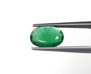 Meilleur prix 100% naturel 2.40 carat émeraude zambienne haute Fine coupe ovale moyen vert anneau pendentif faisant mai pierre de naissance Lalas - Product Image 2