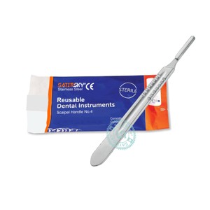 Couteau de laboratoire dentaire Dissolvant de lames de scalpel Outil de retrait de lame stérile chirurgical en acier inoxydable Fabriqué en AISI 420 - Product Image 4