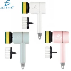 Spazzola Elettrica Ricaricabile per Pulizia, in Plastica, per Casa e Auto, Pulitore per Pavimenti, Bagno, Cucina, Design Ergonomico, Uso Versatile - Product Image 4