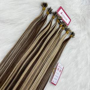 APOHAIR-Extensions à double tirage, cheveux humains, nano ring, cuticule alignée, style remy - Product Image 3