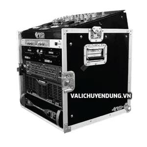 Rack Case Protection for PA/DJ gears 10U 12U 16U Customize with Locking Drawers Portable Carry Case