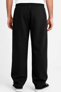 Pantalones holgados de forro polar de algodón 100% personalizados Ajuste suave, cálido y de gran tamaño | Pantalones de chándal de estilo Streetwear para hombres y mujeres | Proveedor OEM - Product Image 4