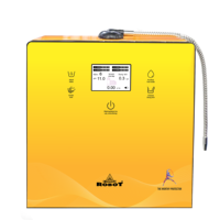 Purificateur d'eau alcaline ionisée de grande taille en titane plaqué platine IonPrince 59 ROBOT 5 Électrolyse Eau alcaline domestique