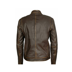 Personalizado XL al aire libre invierno otoño chaqueta de cuero transpirable hombres High Street estilo patrón decoración OEM servicio Denim Fleece - Product Image 2