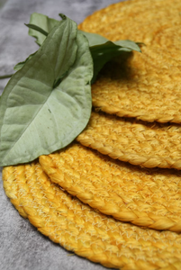 High Quality 15 Inch <b>Round</b> Yellow Jute <b>Placemats</b> Eco-Friendly Braided Pads Set of 6 for Kitchen Dining MORE - Product Image 2