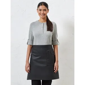 Custom Merchandising Division Waxed Look <b>Denim</b> <b>Apron</b> - Product Image 1