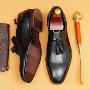 Chaussures décontractées en cuir italien pour hommes 2025 - Style haut de gamme, antidérapantes, formelles, pour le bureau, les mariages - Product Image 2