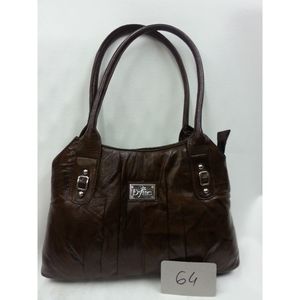 Bolso de Mano Plegable de Cuero Genuino para Mujer, de Alta Calidad, con Correa para el Hombro, Cierre de Cremallera Resistente, Gran Capacidad de Almacenamiento de 3L+ para Viajes al Aire Libre - Product Image 2