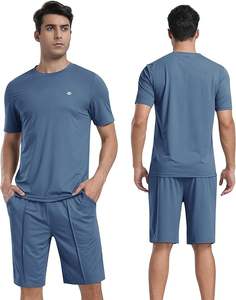 ชุดเซ็ตสองชิ้นผ้าลูกฟูก เสื้อเชิ้ตและกางเกงขาสั้น สไตล์ลำลองสำหรับฤดูร้อน รุ่นใหม่ล่าสุด ปี 2025 สำหรับผู้ชาย - Product Image 6