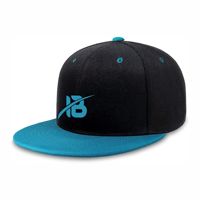 IB Brand New Flat Brim Visor Classic Snapback Hat Blank Ajustable Brim High Top Trendy Color Style Plain Tone Gorra de béisbol