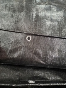 "Lona de PE negra 100-250gsm Personalizable Impermeable Estilo liso Marca" - Product Image 3