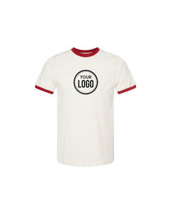 Tultex Unisex Algodón/Poliéster Jersey fino Camiseta DE RINGER de moda Camiseta de estilo vintage unisex con escote en contraste y camiseta de manga - Product Image 5