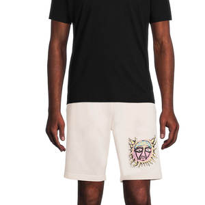 Shorts en coton 100% de haute qualité, respirants, à séchage rapide, imprimés, taille mi-haute, décontractés, à motif uni, en tissu toile, prix de gros - Product Image 2