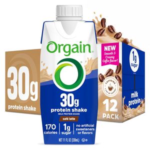 ออร์แกน 30 กรัม เครื่องดื่มโปรตีนสูง รสคาเฟ่ลาเต้ 11 ออนซ์ (แพ็ค 12 ขวด) - Product Image 6