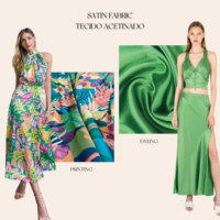 Vente en gros tissu de satin de soie extensible en polyester pour robe