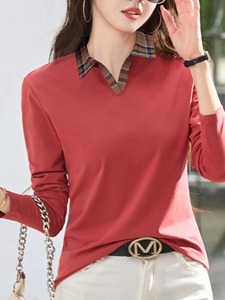 Camisa de mujer al por mayor de alta calidad, polos elegantes de secado rápido, polos transpirables de algodón 100% para mujer - Product Image 6