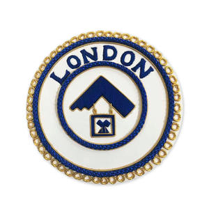 Custom Embroidered Patches Sew Iron on for Clothing Masonic Regalia Apron <b>Badges</b> Emblems - Product Image 3