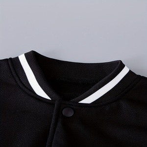 Custom High Quality Woolen Baseball Varsity <b>Jacket</b> Genuine <b>Leather</b> Sleeves Winter Style Embroidered Letterman <b>Jacket</b> <b>Long</b> Thin - Product Image 3