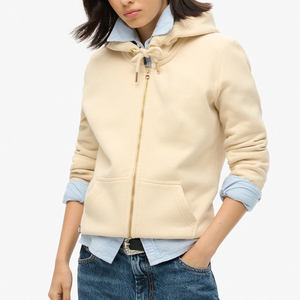 Taille personnalisée Sweats à capuche zippés pour hommes Sweats à capuche courts zippés à col roulé à la mode et élégants pour femmes - Product Image 4