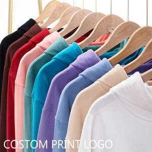 Sweat-shirt à capuche personnalisé avec broderie délavée au soleil, 400 g/m², coton uni, poids lourd, lavage à l'acide, sans cordon, délavé, surdimensionné, pour homme - Product Image 5