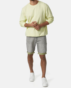 Sudaderas bordadas personalizadas Jersey pesado en blanco Sudadera de lujo 100% algodón Liso Grueso Cuello redondo Suéter Sudaderas con capucha para hombres - Product Image 1