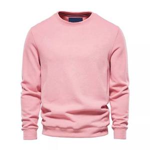 Saison d'hiver et d'automne Colorful High Quality Men Sweatshirt 2025 Long Sleeve Wholesale Price 100% Cotton Basics Sweatshirts - Product Image 5