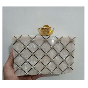 Bolsos de mano hechos a mano de metal y madera para mujer, mini bolsos de mano con precio de fábrica al por mayor para mujer, adornos de jardín - Product Image 6