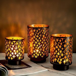 Bougeoirs décoratifs en métal pour décoration de Noël de pièce maîtresse de table au prix de gros - Product Image 2