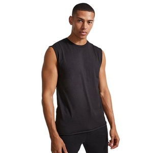 เสื้อกล้ามวิ่งออกกำลังกาย ใส่สบาย ทรงเข้ารูป น้ำหนักเบา ระบายอากาศได้ดี เป็นมิตรกับสิ่งแวดล้อม ผลิตจากโพลีเอสเตอร์/คอตตอน คอเสื้อยาว สำหรับผู้ชาย - Product Image 2