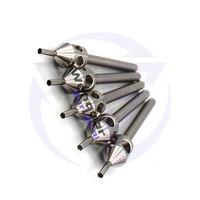 Instruments de greffe de cheveux manuels FUE à 4 dents dentelées ultra-fines de 0,05 mm