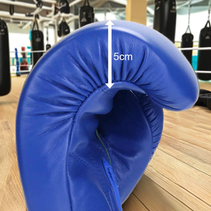 Venta al por mayor guantes de boxeo de entrenamiento profesional puñetazos sacos de arena guantes de boxeo logotipo personalizado guantes de cuero de vaca Kick Boxing - Product Image 4