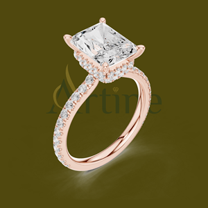 Bague ajustable au design floral 18K pour femme - Product Image 1