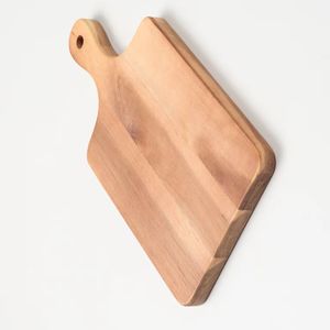 Tabla de cortar de madera de acacia de mármol moderna personalizada para queso y carne para uso doméstico en utensilios de cocina - Product Image 6