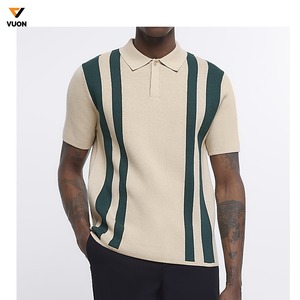 เสื้อยืดแขนสั้นสำหรับผู้ชายเสื้อถักผ้าแจ็คการ์ดลำลองสำหรับฤดูใบไม้ผลิฤดูร้อน2025 - Product Image 5