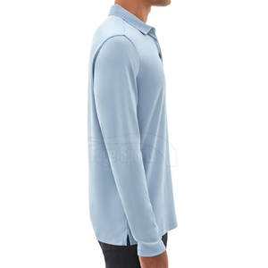 Tissu en toile uni durable à manches courtes pour chemises, 100% coton, séchage rapide, couleurs personnalisées, confortable, coupe décontractée pour homme - Product Image 4