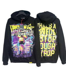 T-shirt Streetwear personnalisé 100% tissu tricoté en coton motif imprimé style Hip Hop - Product Image 1