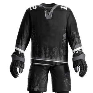 Uniforme de hockey sur glace le plus populaire Concevez votre propre logo Uniforme de hockey sur glace Vêtements de sport confortables les plus vendus Uniforme de hockey sur glace - Product Image 4