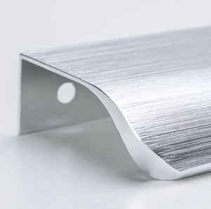 Nuevo tirador de gabinete de cajón de aluminio para el hogar, cocina, muebles de oficina, herrajes, puerta, cajón, armario, manija de gabinete, venta al por mayor - Product Image 3