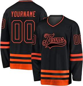 Jersey de Hockey sobre Hielo de Diseño Personalizado, Alta Calidad de Exportación, Precio de Fábrica con Servicio OEM, Envío a Todo el Mundo - Product Image 1