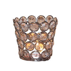 <b>Small</b> Diamond Beaded T Light Candle Holder Votive Unique design Hot selling Christmas Lighting Decoration Handmade Candle Holder - Product Image 5