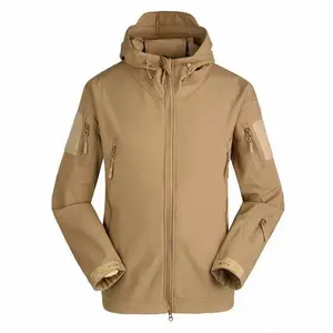 Chaqueta Cortavientos de Alta Calidad para Hombre, Impermeable, de Montaña, Abrigo Softshell Cálido con Capucha para Otoño - Product Image 3