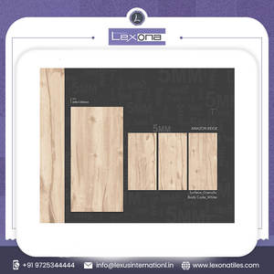 Carreaux de porcelaine Carreaux aspect bois brillant 600x1200mm pour salon, hall, sol vitré poli pour usage intérieur - Product Image 6