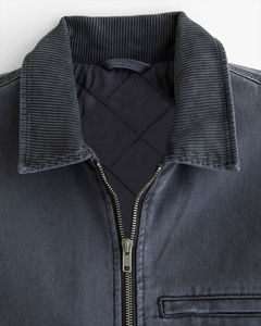 Nuevo último diseño de chaqueta de mezclilla con logotipo personalizado para hombres y venta al por mayor de alta calidad 100% chaquetas de mezclilla ligeras de algodón - Product Image 5