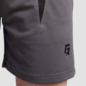 Pantalones Cortos Deportivos 2 en 1 Youth Active Flow, 100% Poliéster, XXS-5XL, Logos Bordados, Patrón Tejido en 3D, Color Gris - Product Image 6