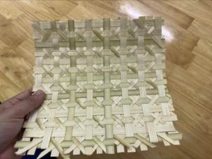 Rollo de cincha de caña de bambú cincha de bambú ÁNGULO blanqueado - Product Image 3