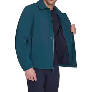Veste bomber en laine d'hiver à coupe ample en coton lavé personnalisée Unisexe Fermeture éclair Imperméable à l'eau à capuche Style vintage décontracté Vestes - Product Image 6