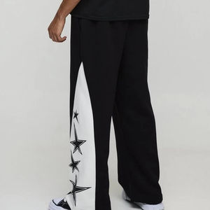 <b>Elastic</b> <b>Waist</b> <b>With</b> Oversized Style Solid Pattern Custom Color Cotton Breathable Autumn Men's Clothing Pants <b>Trousers</b> - Product Image 3