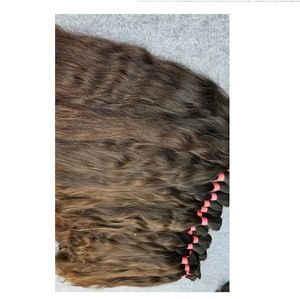 Extensions de cheveux bruts Cheveux vierges indiens 100% cheveux vierges indiens non transformés Remy pour tresses. - Product Image 2
