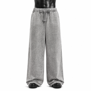 Pantalones Deportivos de Alta Calidad, Corte Holgado, Cintura con Cordón, Pantalones de Felpa, Entrega Rápida - Product Image 1